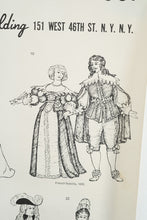 Load image into Gallery viewer, Vintage Costume History Poster – 17th Century Dress by John Boyt for Eaves Costume Co., Theatrical Reference Print
