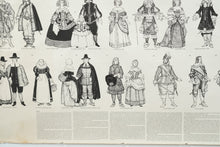 Load image into Gallery viewer, Vintage Costume History Poster – 17th Century Dress by John Boyt for Eaves Costume Co., Theatrical Reference Print
