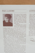 Load image into Gallery viewer, Paul Landry Cottage Reflections Framed Signed Numbered Print Gold Frame 21x21

