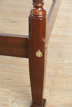 Load image into Gallery viewer, Council Craftsman Queen-Size Mahogany Poster Bed with Hand-Carved Wheat Motif
