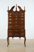 Load image into Gallery viewer, Philadelphia Style Mahogany Tallboy Dresser by Councill Craftsmen
