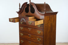 Load image into Gallery viewer, Philadelphia Style Mahogany Tallboy Dresser by Councill Craftsmen
