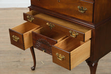 Load image into Gallery viewer, Philadelphia Style Mahogany Tallboy Dresser by Councill Craftsmen
