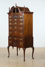 Load image into Gallery viewer, Philadelphia Style Mahogany Tallboy Dresser by Councill Craftsmen

