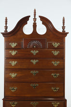 Load image into Gallery viewer, Philadelphia Style Mahogany Tallboy Dresser by Councill Craftsmen

