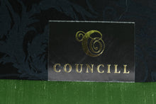 Load image into Gallery viewer, Pair of Councill Craftsmen Green Upholstered Lounge Chairs
