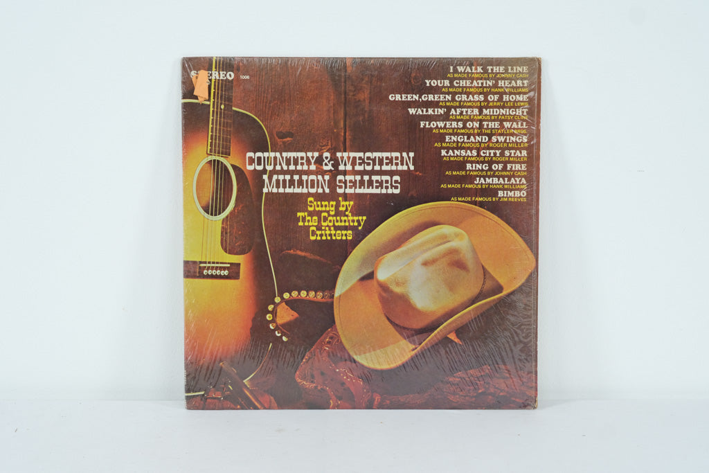 The Country Critters Country & Western Million Sellers – Vintage Vinyl LP (Stereo 1508) – Country Classics Tribute Album