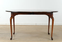 Load image into Gallery viewer, Craft Cherry Queen Anne Dining Table with 2 Leaves – 60&quot; Wide
