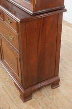 Load image into Gallery viewer, Craftique Mahogany China Cabinet Hutch Mellow Wood Finish Traditional Display Cabinet

