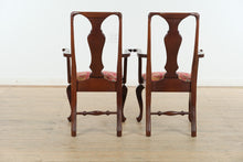 Load image into Gallery viewer, Craftique Heirloom Mahogany Dining Set- 8 Chairs &amp; 3 Leaves
