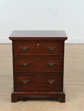 Load image into Gallery viewer, Craftique Colonial Solid Mahogany Three-Drawer Nightstand
