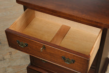 Load image into Gallery viewer, Craftique Colonial Solid Mahogany Three-Drawer Nightstand
