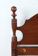 Load image into Gallery viewer, Craftique Solid Mahogany Queen Cannonball Bed Mellow Wood Finish

