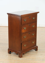 Load image into Gallery viewer, Craftique Heirloom Mahogany 4-Drawer Nightstand – MEL Finish, 32&quot; Tall
