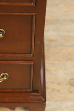Load image into Gallery viewer, Craftique Heirloom Mahogany 4-Drawer Nightstand – MEL Finish, 32&quot; Tall
