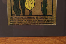 Load image into Gallery viewer, Stickley The Craftsman Tulips Mission Style Art – Quartersawn Oak Frame
