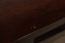 Load image into Gallery viewer, Crate &amp; Barrel Solid Cherry Rounded-End Sideboard with Open Shelf Interior
