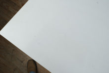 Load image into Gallery viewer, Crate and Barrel Parsons White Top Black Frame Dining Table Desk 48 x 28
