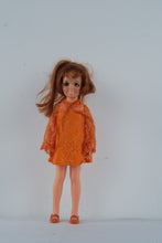 Load image into Gallery viewer, 1969 Ideal Beautiful Crissy Doll 1051 2 Original Box Orange Lace Dress Shoes
