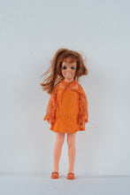 Load image into Gallery viewer, 1969 Ideal Beautiful Crissy Doll 1051 2 Original Box Orange Lace Dress Shoes
