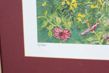 Load image into Gallery viewer, Cruz Bay Overlook – Signed Framed Watercolor Print by Estern (28&quot; x 22&quot;)
