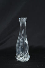 Load image into Gallery viewer, St Louis Crystal Bud Vase Swirl Optic Glass France 8 Inch
