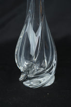 Load image into Gallery viewer, St Louis Crystal Bud Vase Swirl Optic Glass France 8 Inch
