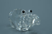 Load image into Gallery viewer, Vintage Swarovski Crystal Hippo – African Wildlife Collection – 2&quot; – #015187
