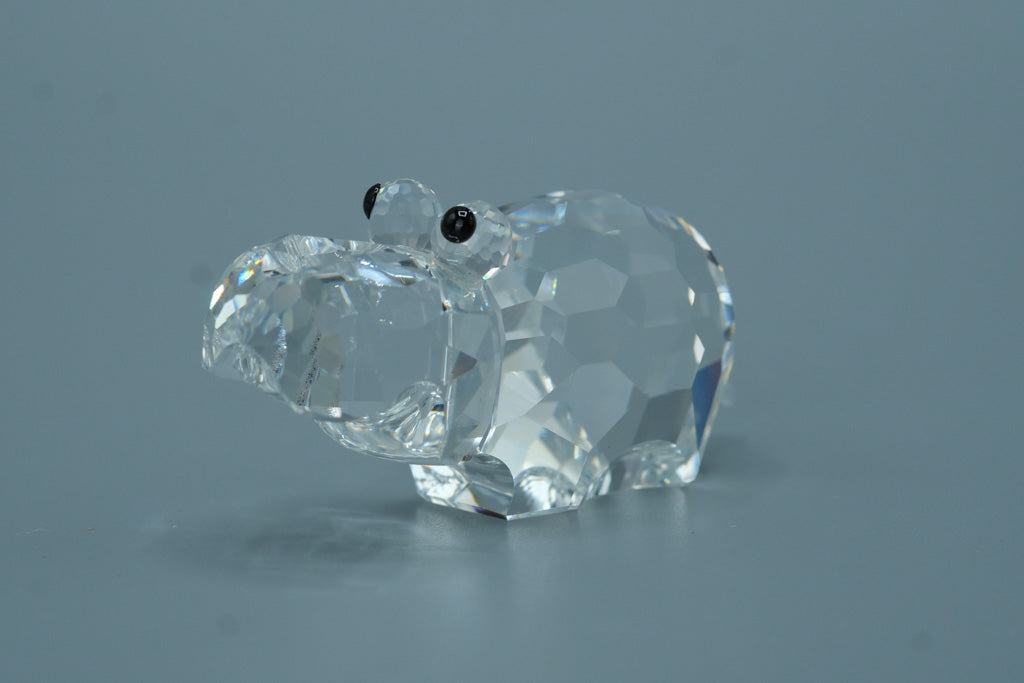 Vintage Swarovski Crystal Hippo – African Wildlife Collection – 2