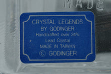 Load image into Gallery viewer, Godinger Crystal Legends Grandfather-Style Mantel Clock
