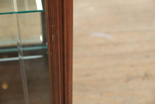 Load image into Gallery viewer, Philip Reinisch Sheffield Collection Lighted Curio Cabinet – Solid Wood, Cherry Finish
