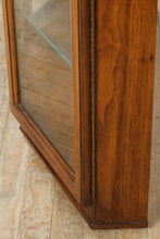 Load image into Gallery viewer, Carolina Heritage Lighted Curio Cabinet – Real Wood, Mirrored Back
