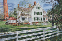Load image into Gallery viewer, William Mangum Signed Print – &quot;Currituck Beach Lighthouse&quot; (Framed, COA, #249/1250)
