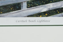 Load image into Gallery viewer, William Mangum Signed Print – &quot;Currituck Beach Lighthouse&quot; (Framed, COA, #249/1250)
