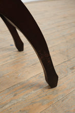 Load image into Gallery viewer, Frontgate Curved Slat Wood Bench Stool
