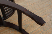 Load image into Gallery viewer, Frontgate Curved Slat Wood Bench Stool
