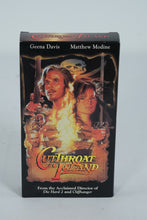 Load image into Gallery viewer, 🎞️ Cutthroat Island (1995) – VHS | Live Entertainment | Includes Movie Merchandise Insert
