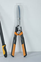 Load image into Gallery viewer, Fiskars PowerGear2 Hedge Shears and Power Lever Bypass Loppers Garden Tool Set
