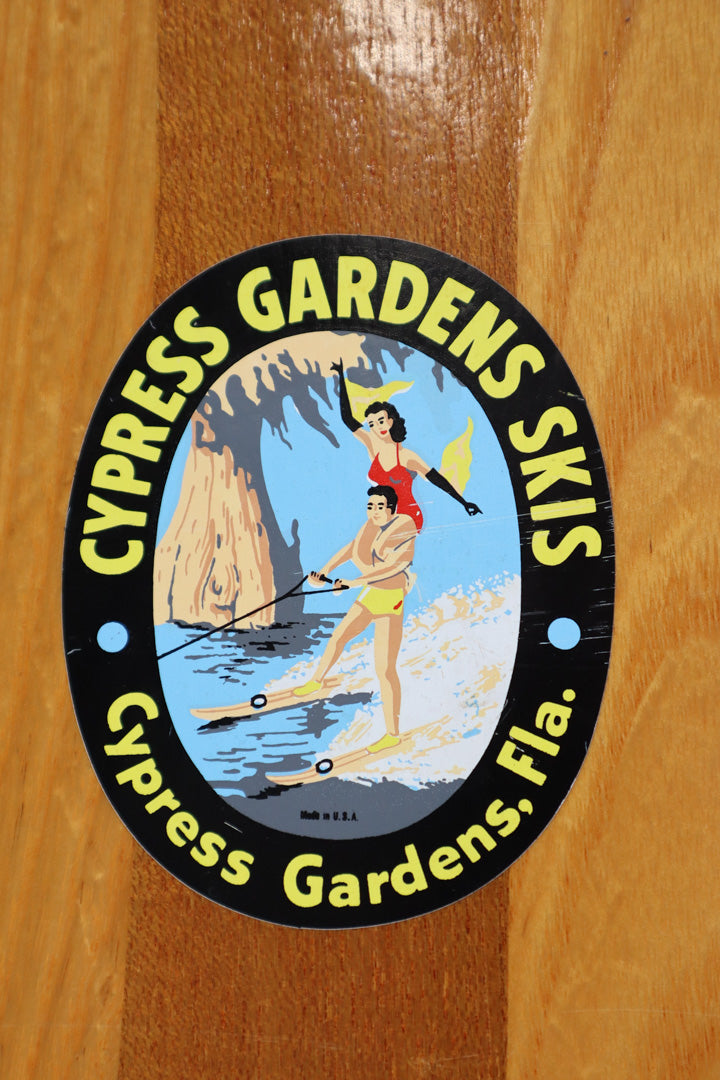 alfredo mendoza salomon water ski Cypress Gardens Alfredo Mendoza Slalom Water Ski With Original Box 1950s