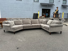 Load image into Gallery viewer, Large Haverty’s Beige Upholstered Sectional Sofa
