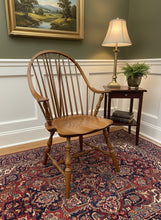 Load image into Gallery viewer, Athol Table Co. Oak Windsor-Style Armchair
