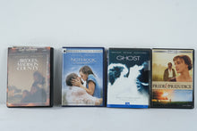 Load image into Gallery viewer, Romance Drama DVD Lot 4 Ghost Notebook Pride Prejudice Bridges Madison County
