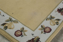 Load image into Gallery viewer, Dalyn Veranda 178 Yellow Fruit Border Area Rug 39 x 54 Made in Egypt
