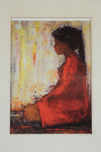 Load image into Gallery viewer, Christian Bjorn Larsen Kristina 1971 Danish Mid Century Modern Framed Print
