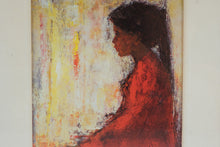 Load image into Gallery viewer, Christian Bjorn Larsen Kristina 1971 Danish Mid Century Modern Framed Print
