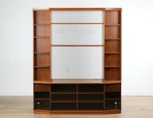Load image into Gallery viewer, Mid-Century Danish Bookcase &amp; Media Cabinet by Komfort – 64.5” Wide
