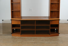 Load image into Gallery viewer, Mid-Century Danish Bookcase &amp; Media Cabinet by Komfort – 64.5” Wide
