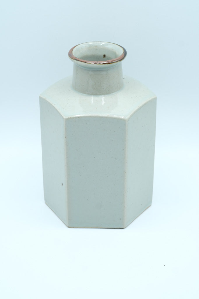 Dansk Modern Hexagonal Stoneware Vase – 4