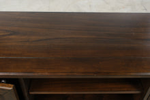 Load image into Gallery viewer, Traditional Dark Wood Media Console with Storage
