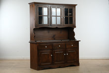 Load image into Gallery viewer, Dark Pine Buffet and Hutch
